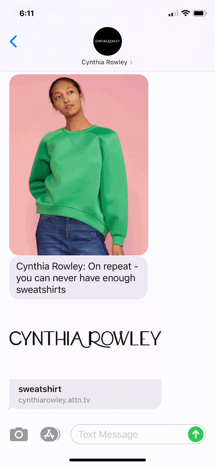 Cynthia-Rowley-Text-Message-Marketing-Example-02.21.2021