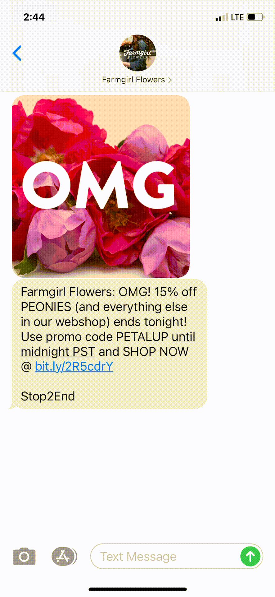 Farmgirl-Flowers-Text-Message-Marketing-Example-05.11.2021