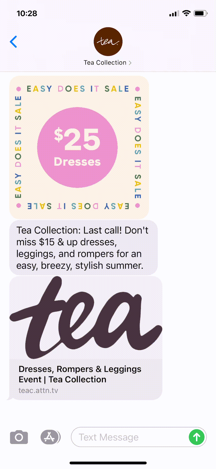 Tea-Collection-Text-Message-Marketing-Example-06.06.2021