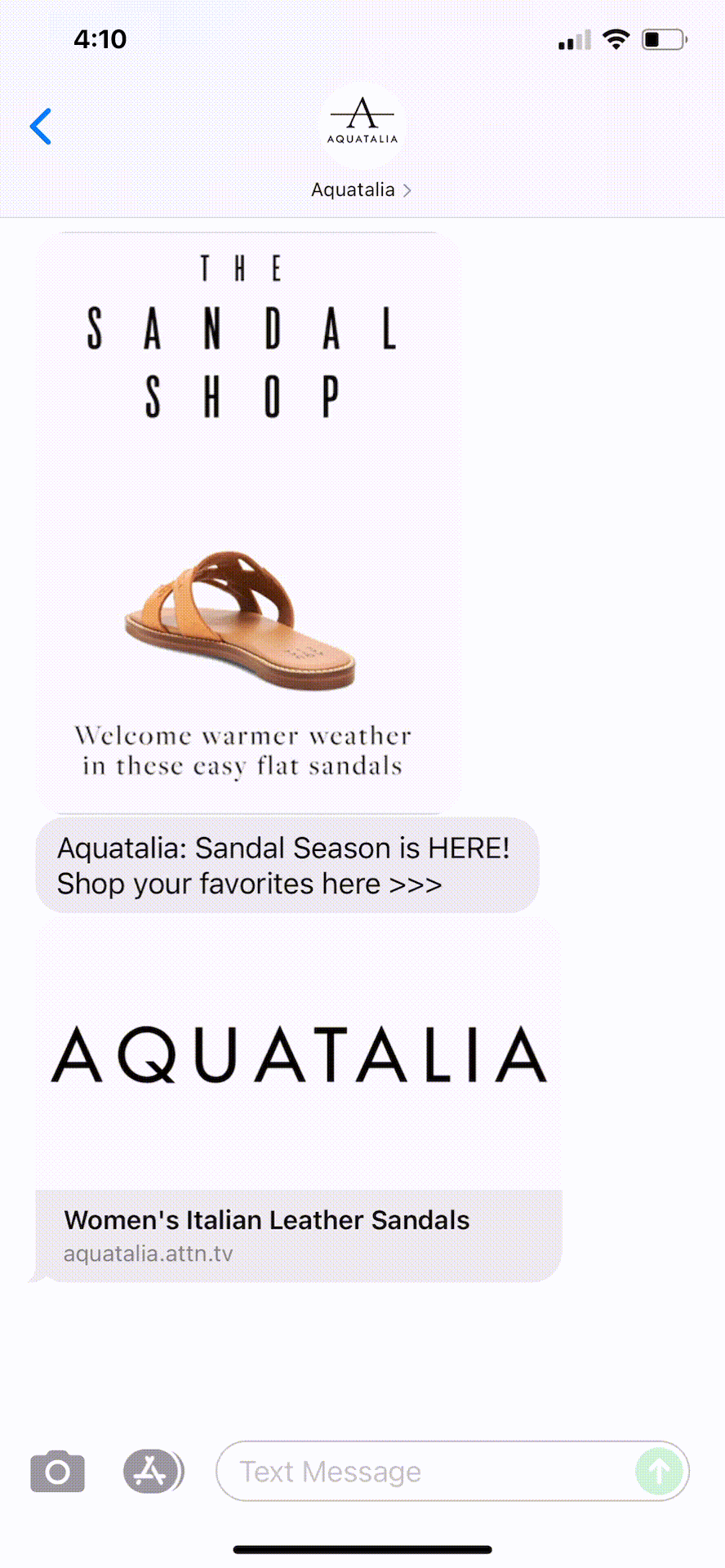Aquatalia-Text-Message-Marketing-Example-04.30.2021