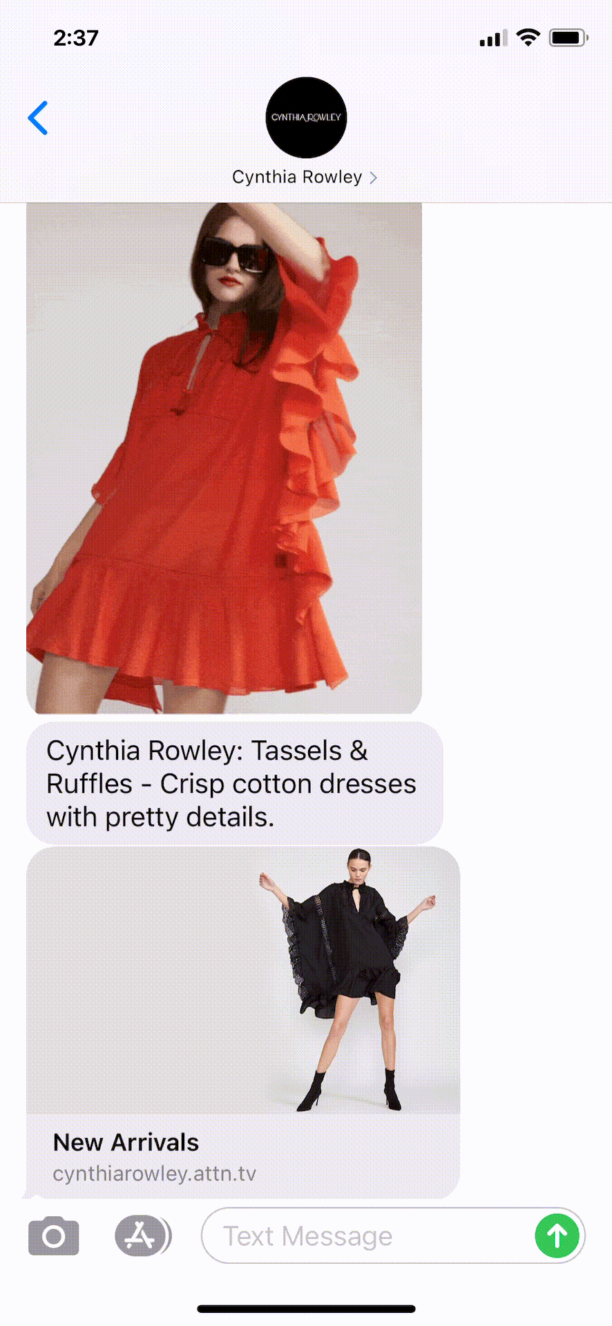 Cynthia-Rowley-Text-Message-Marketing-Example-03.31.2021