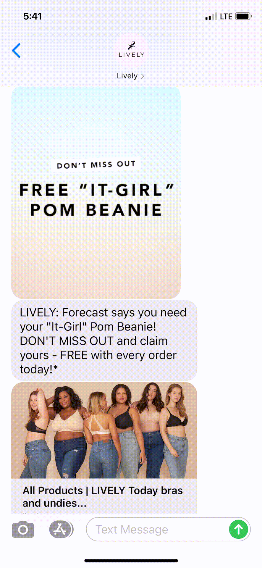 Lively-Text-Message-Marketing-Example-02.14.2021-