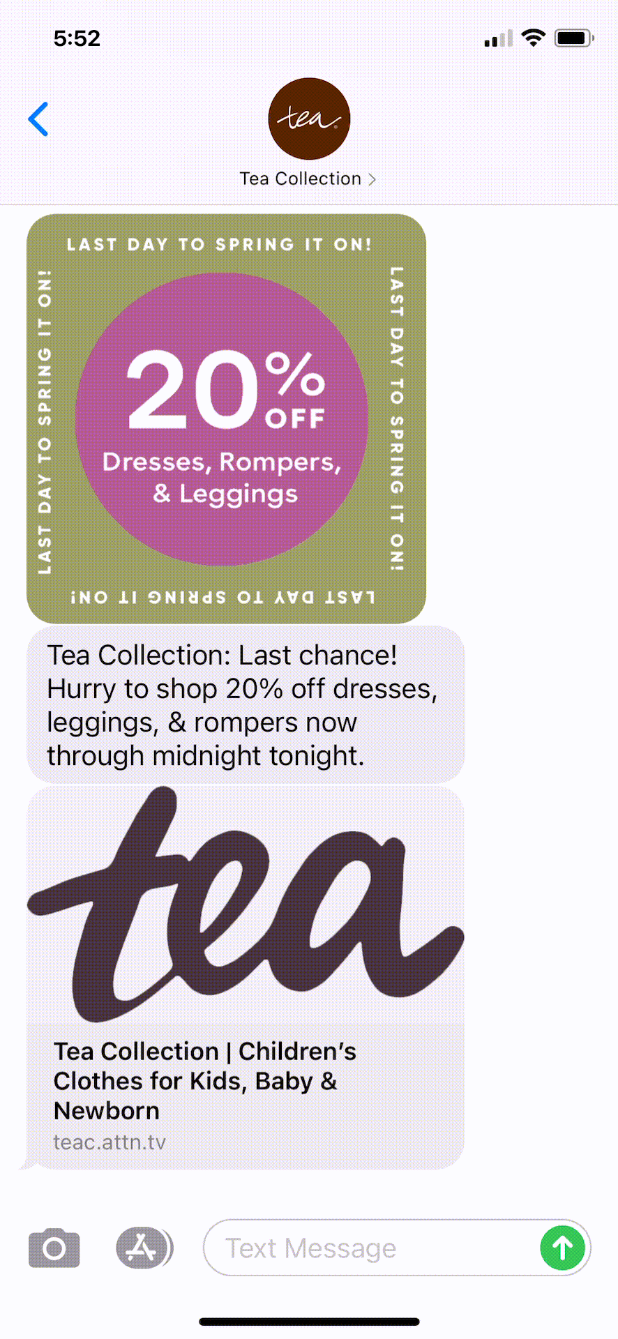 Tea-Collection-Text-Message-Marketing-Example-04.11.2021