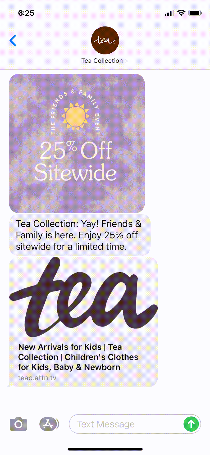 Tea-Collection-Text-Message-Marketing-Example-04.28.2021
