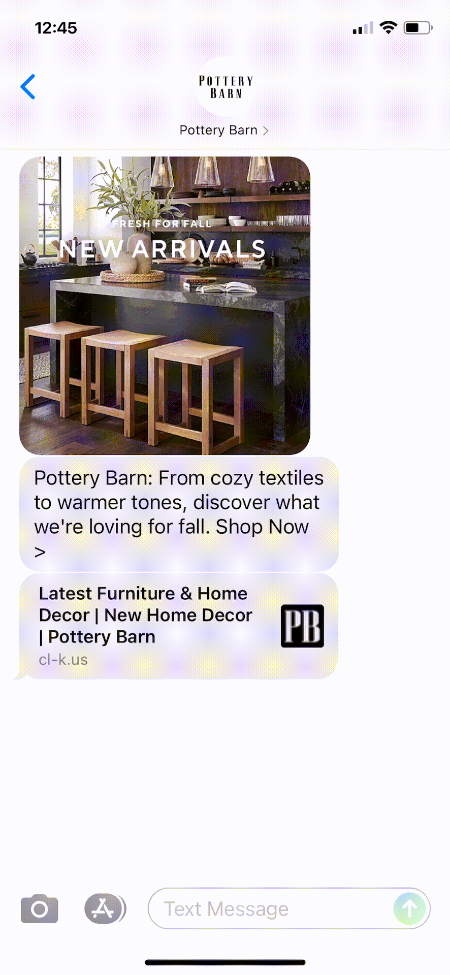 Pottery-Barn-Text-Message-Marketing-Example-07.16.2021