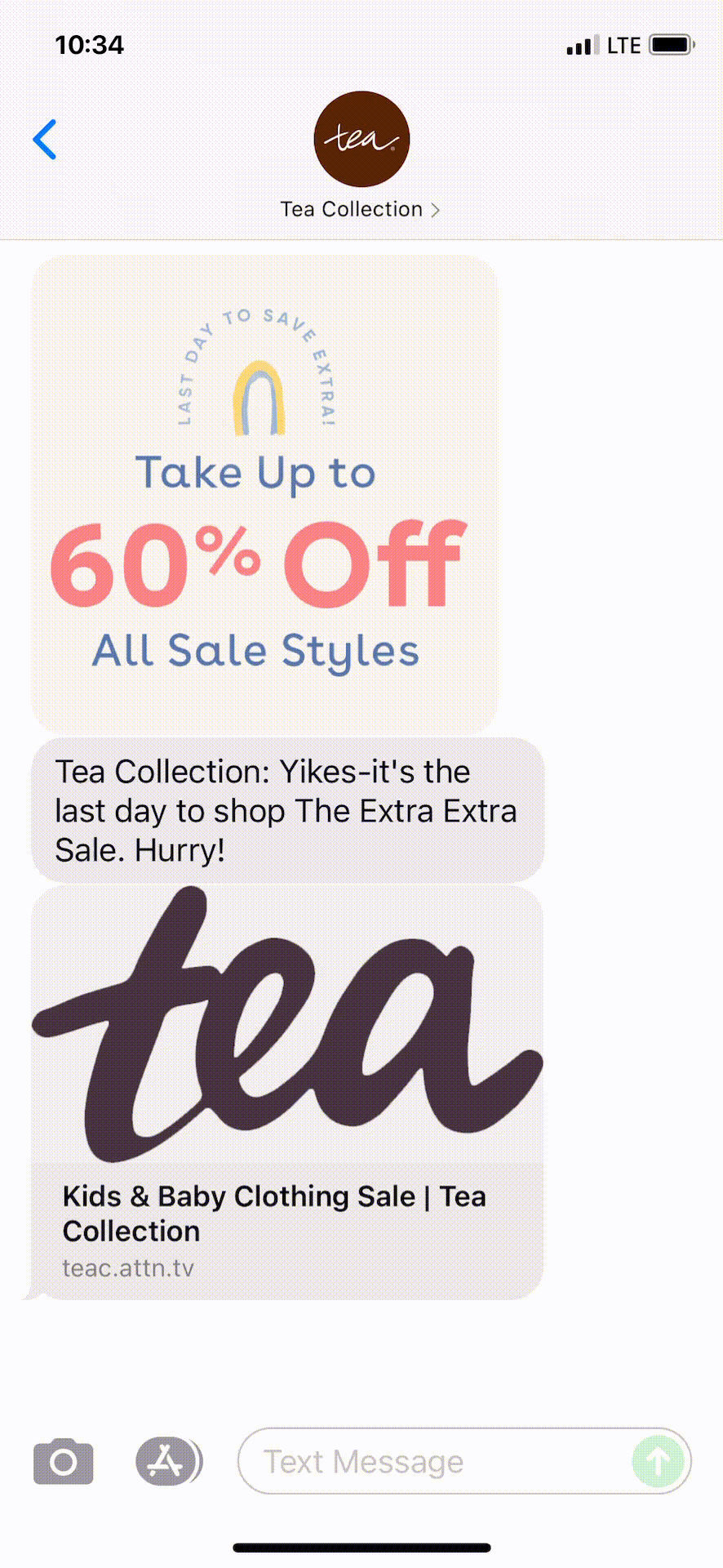 Tea-Collection-Text-Message-Marketing-Example-06.13.2021