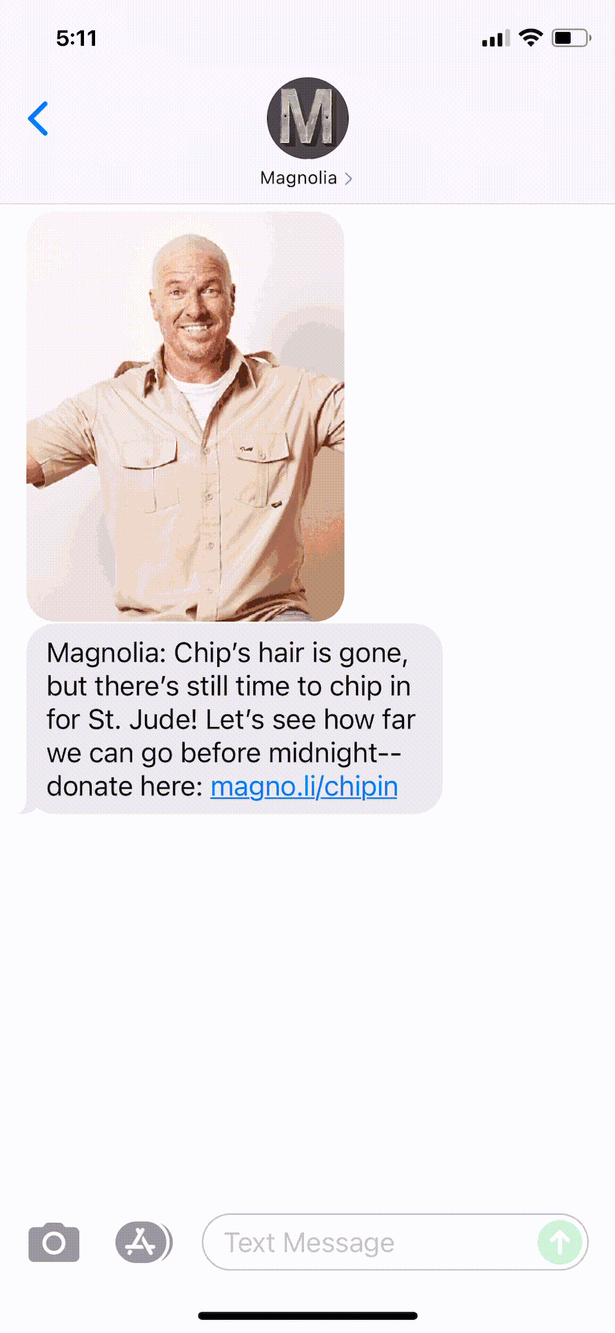 Magnolia-Text-Message-Marketing-Example-08.27.2021