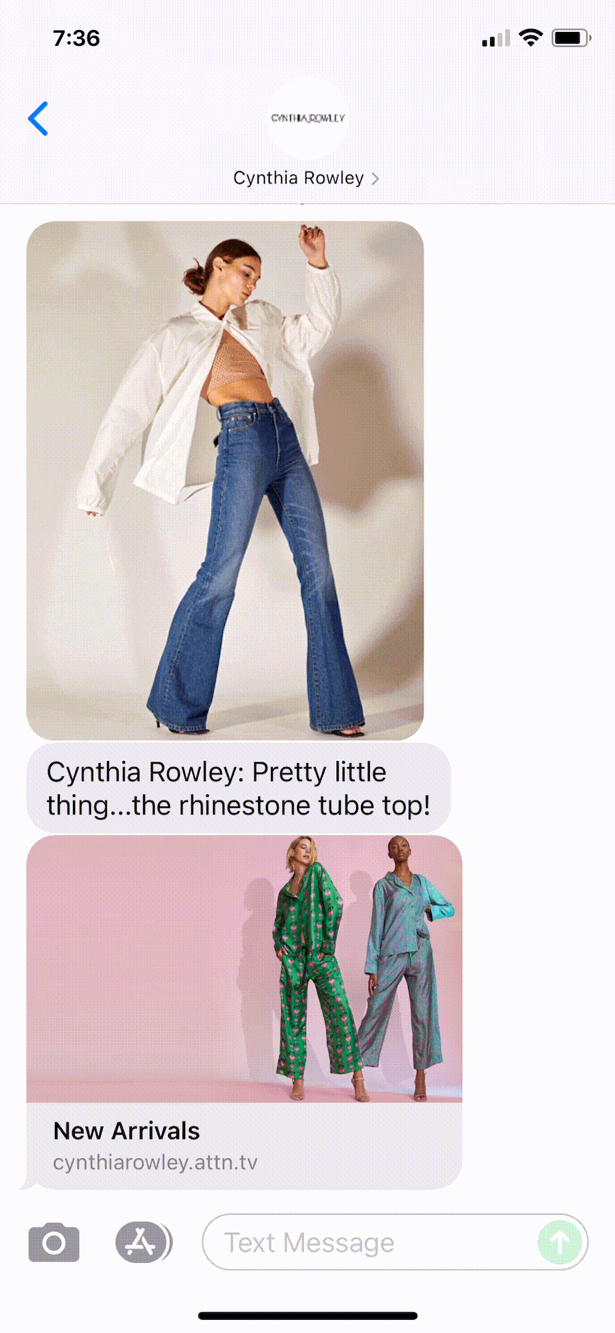 Cynthia-Rowley-Text-Message-Marketing-Example-09.18.2021