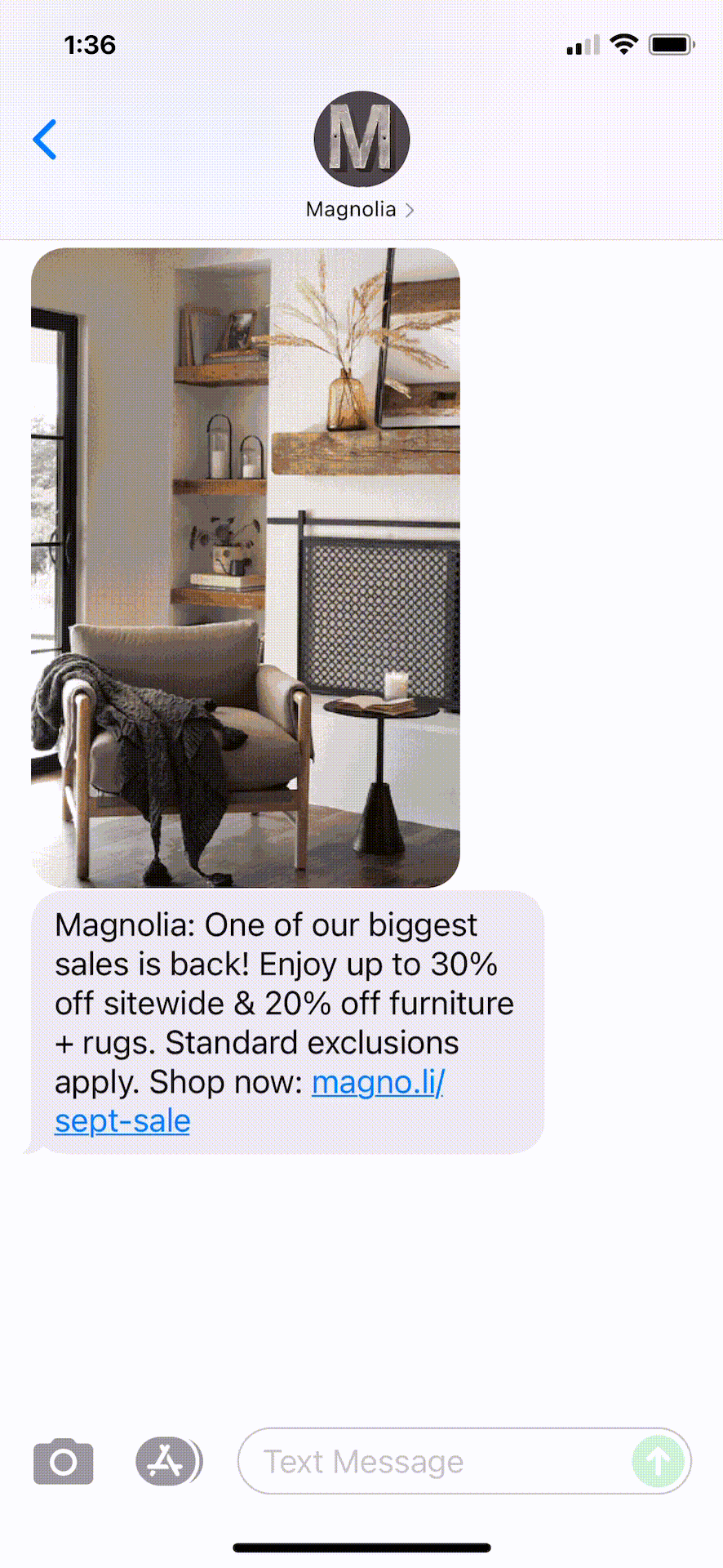 Magnolia-Text-Message-Marketing-Example-09.02.2021