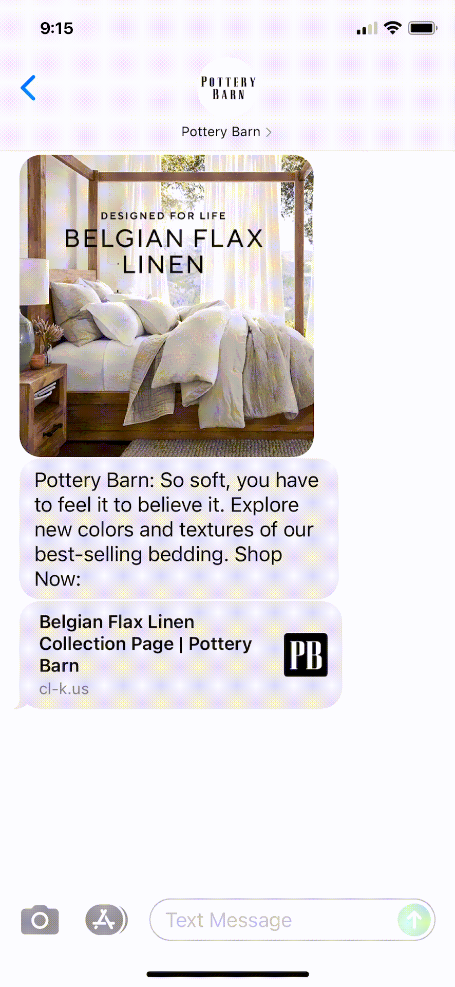 Pottery-Barn-Text-Message-Marketing-Example-09.25.2021