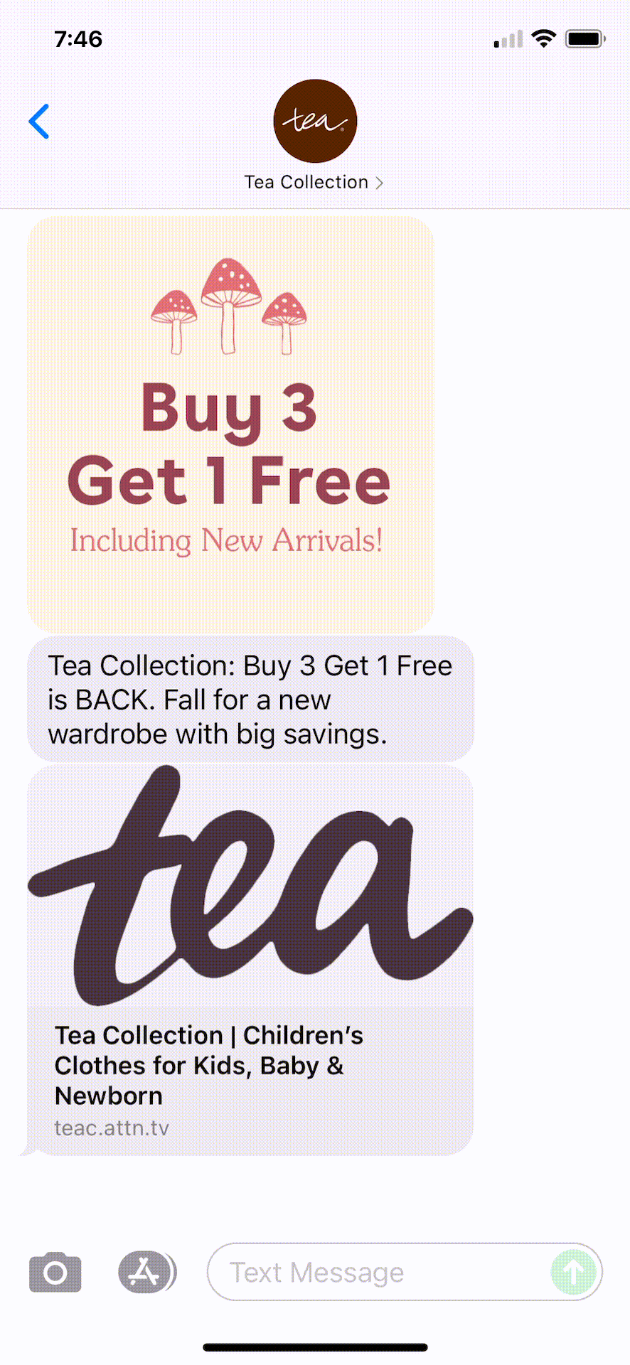 Tea-Collection-Text-Message-Marketing-Example-09.10.2021