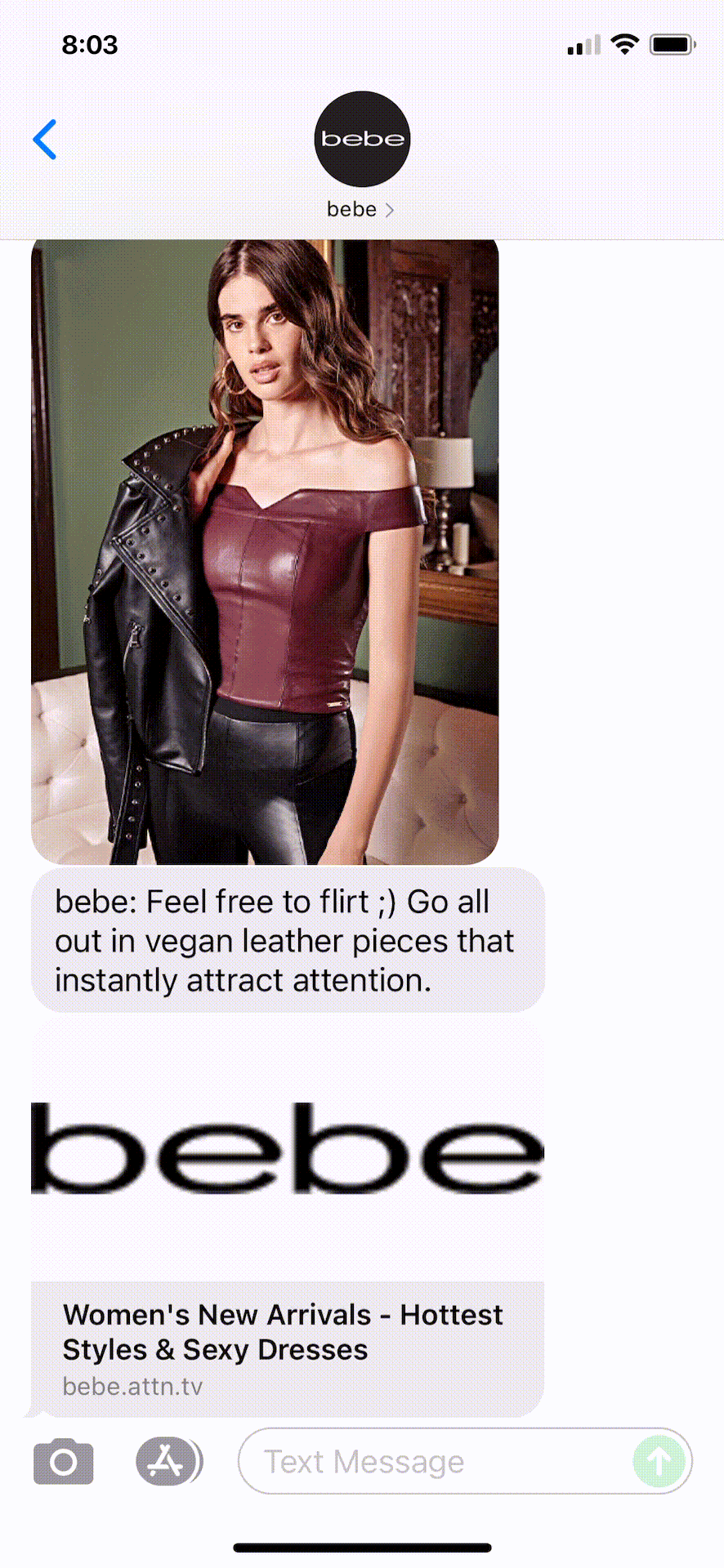 bebe-Text-Message-Marketing-Example-09.09.2021