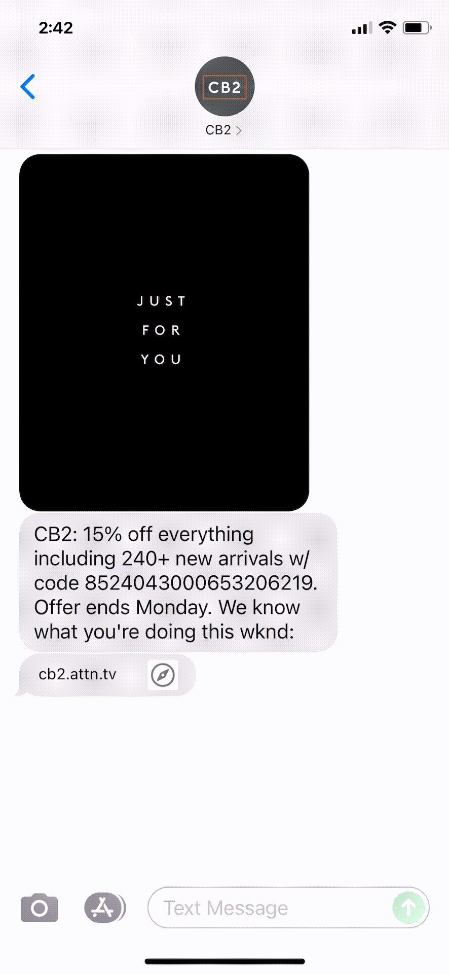 CB2-Text-Message-Marketing-Example-10.29.2021