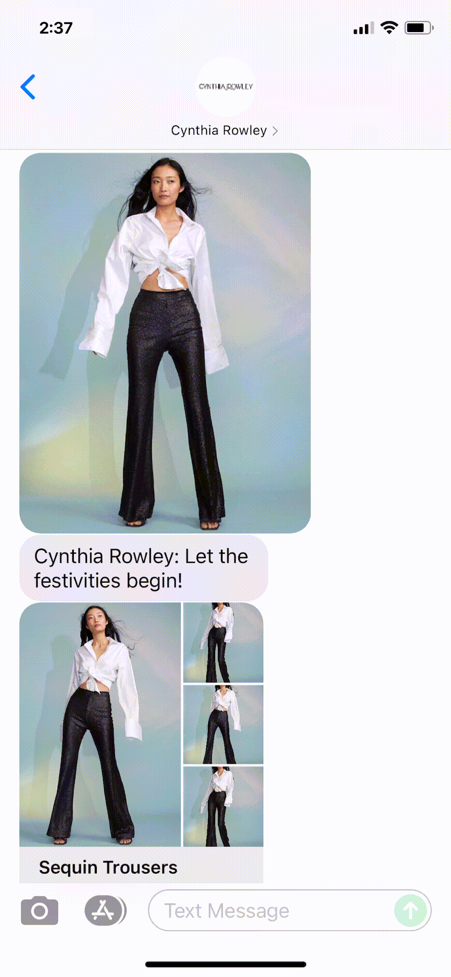 Cynthia-Rowley-Text-Message-Marketing-Example-10.29.2021
