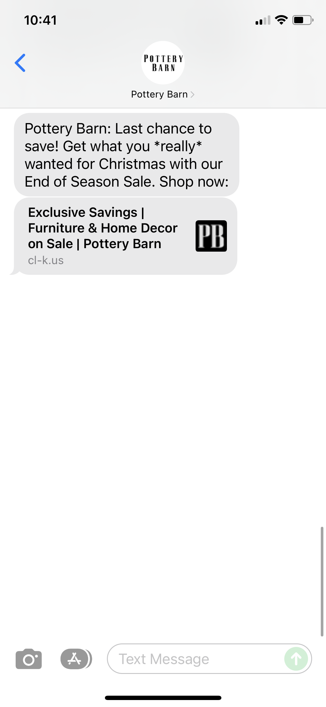 Pottery barn deals furniture sale 2021